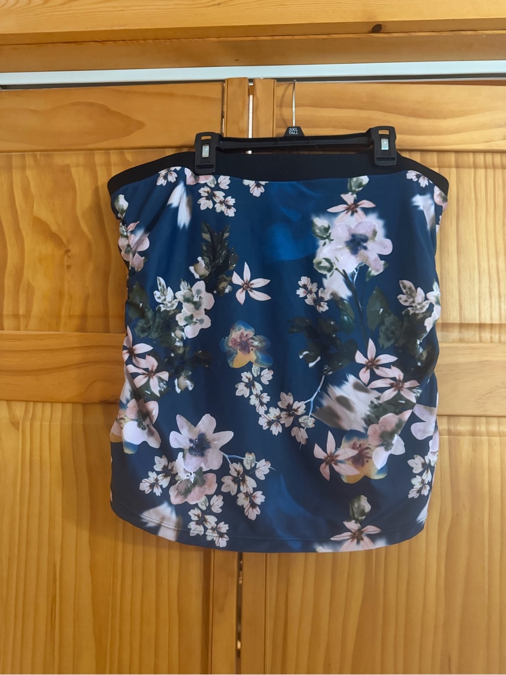 Women’s Floral Navy Blue bathing suit top